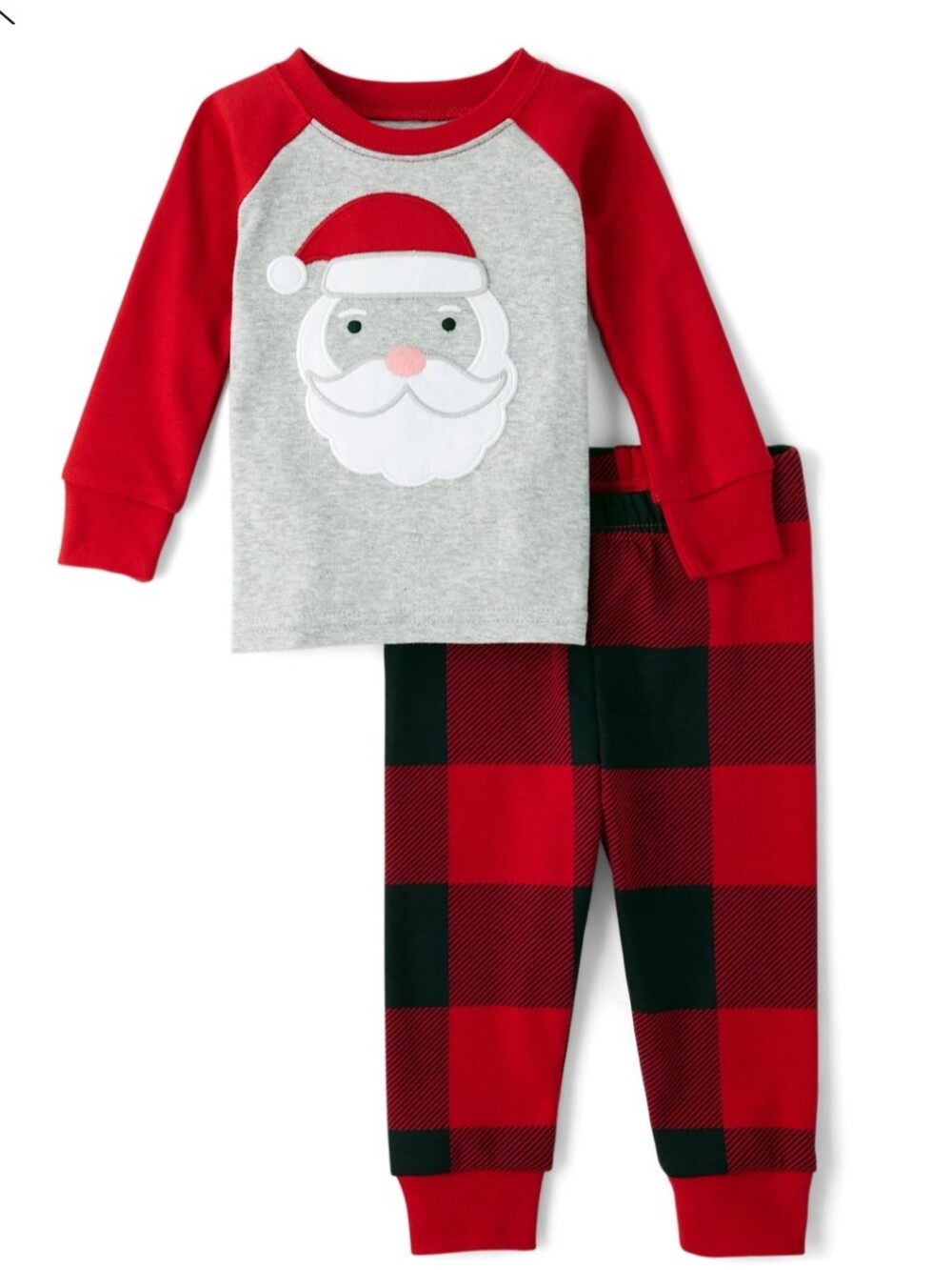 NWT Kids Red Santa Pajama Set, Size 8
